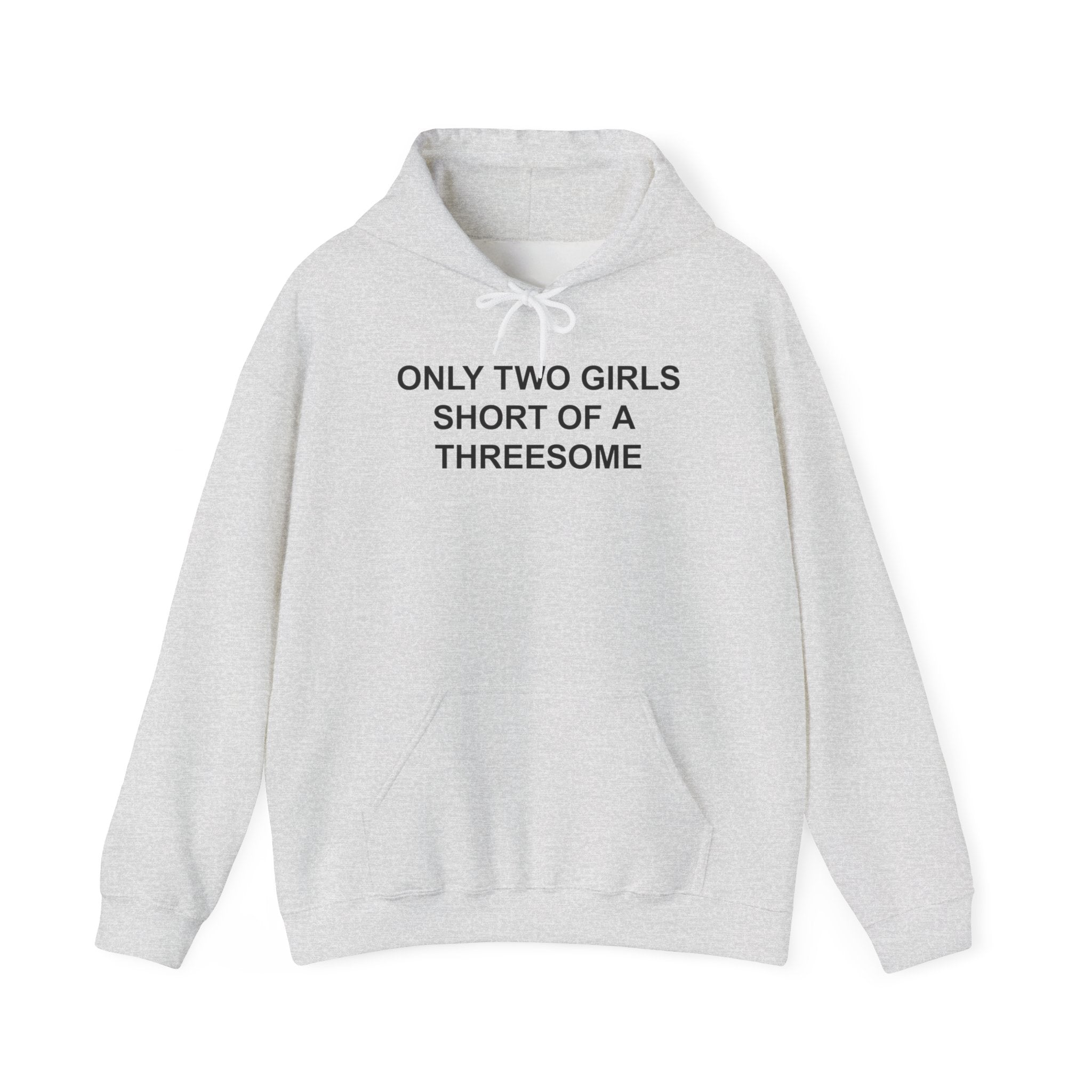 ONLY TWO GIRLS SHORT OF A THREESOME HOODIE