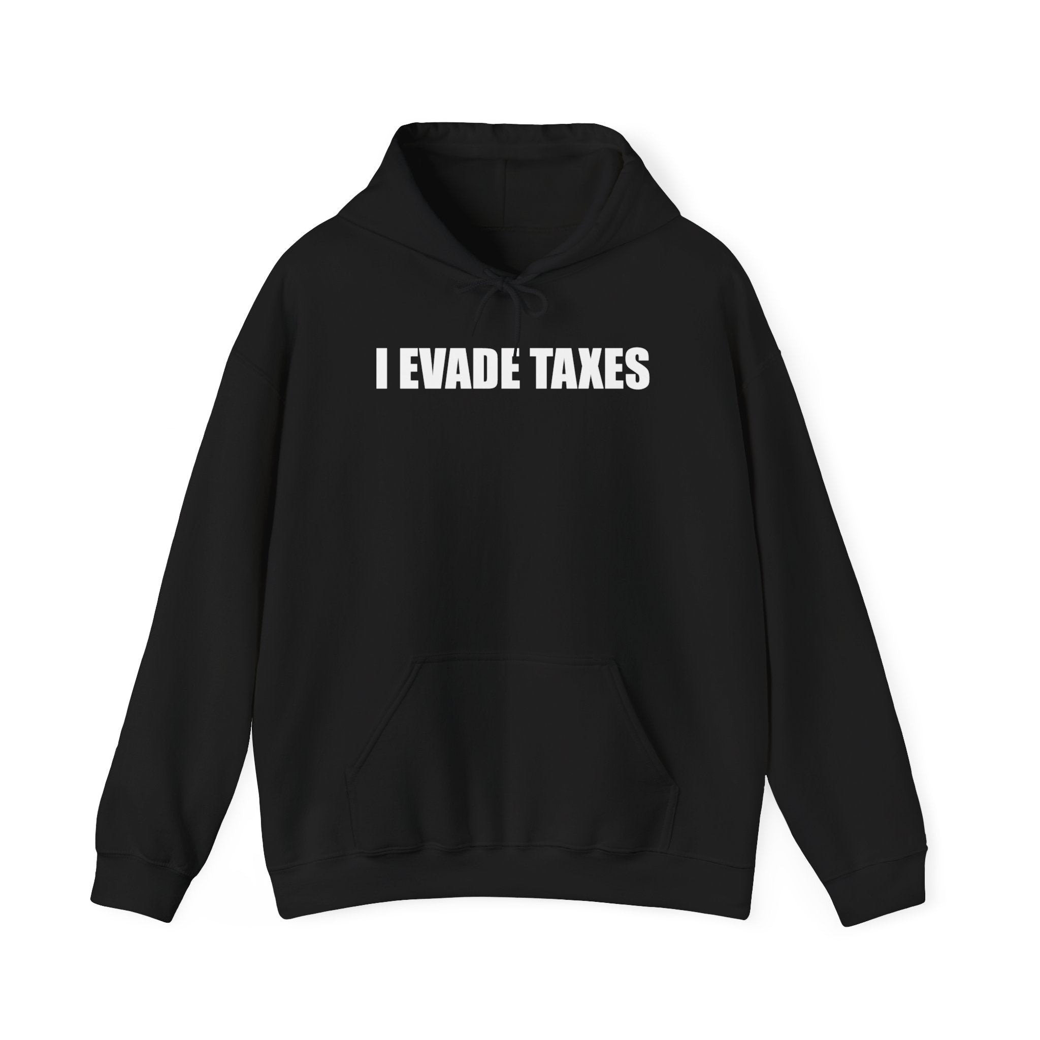 I EVADE TAXES HOODIE