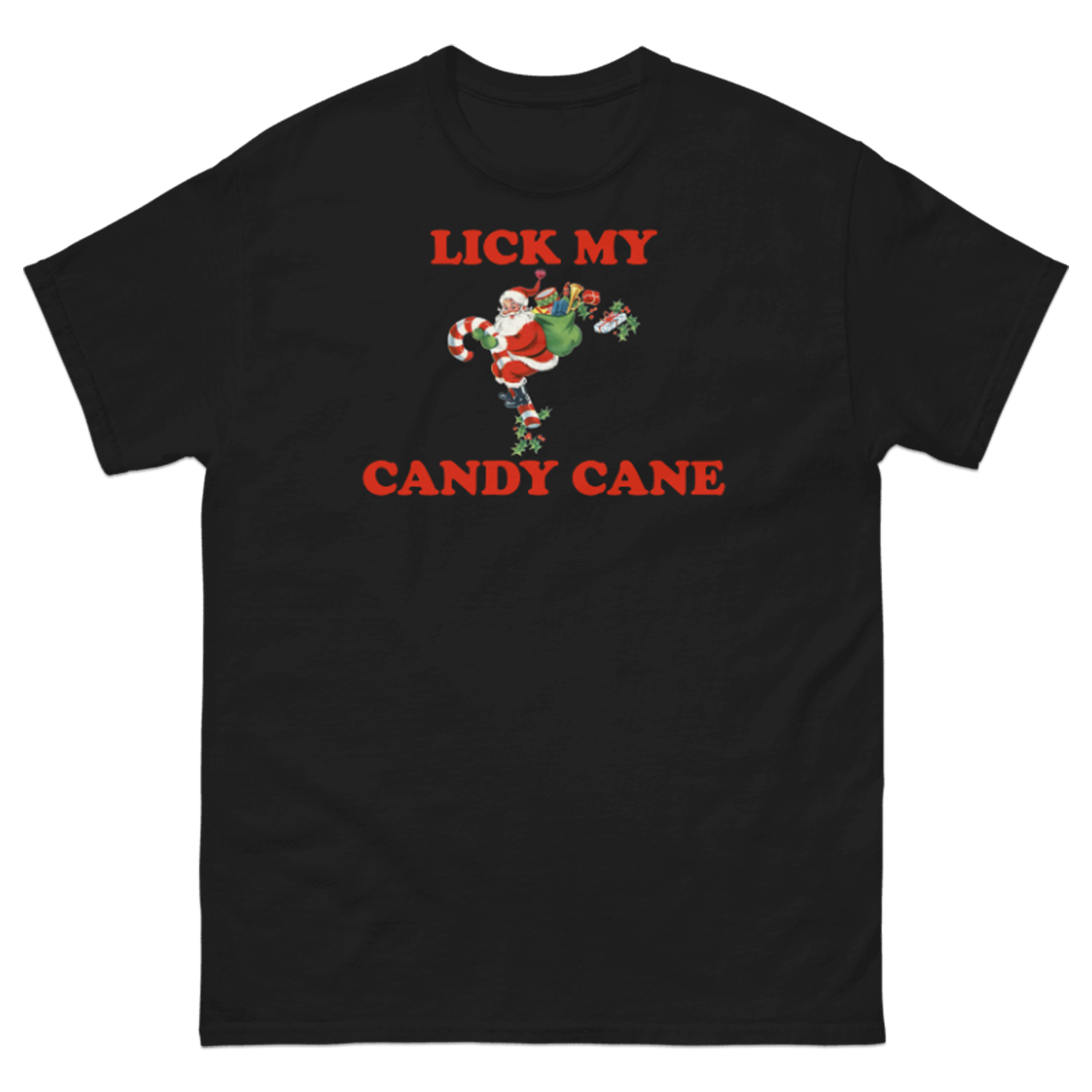 LICK MY CANDY CANE T-SHIRT